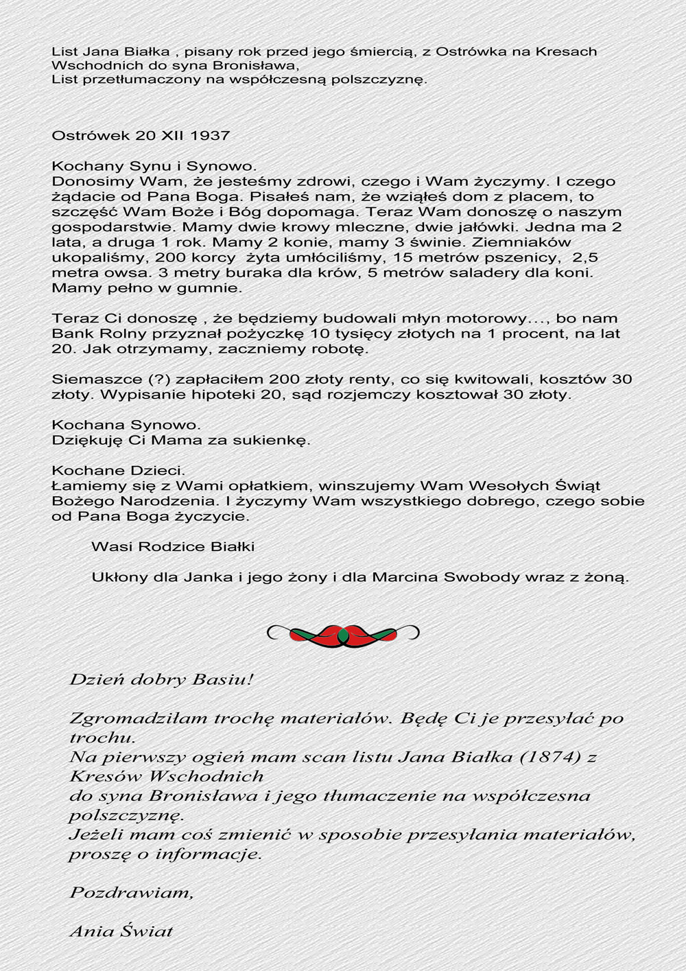 list jana bialka 1937com